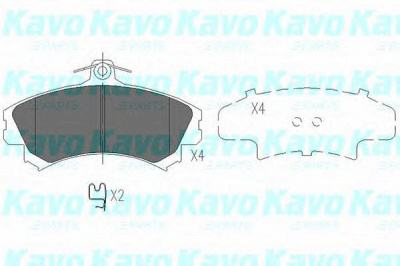 KAVO PARTS kbp5507 -  Комплект тормозных колодок, дисковый тормоз